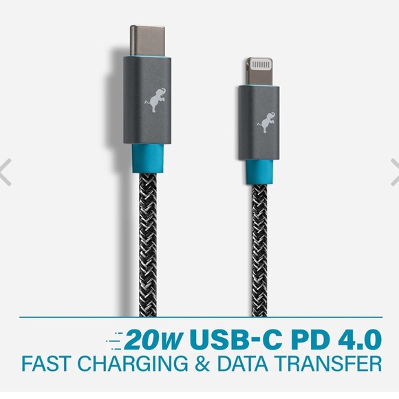 NIB nimble PowerKnit USB-C to Lightning Cable 3m / 9.8ft - Picture 7 of 8